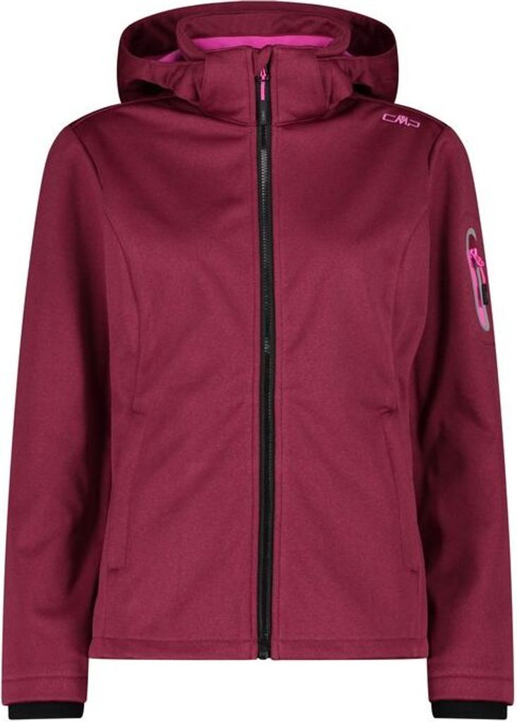 CMP WOMAN JACKET ZIP HOOD Damen Softshelljacke