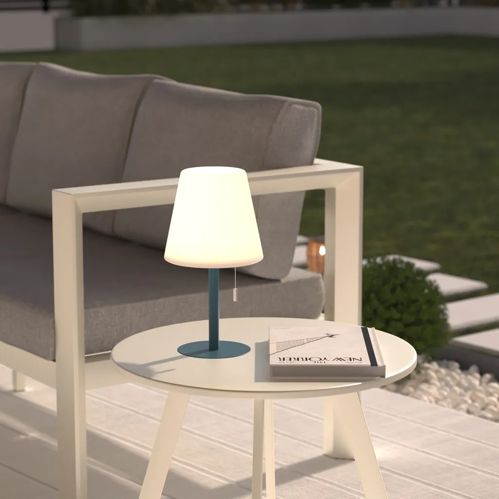 Zack Lampada LED Ricaricabile USB per Esterni e Interni - Bianco/Blu - 2