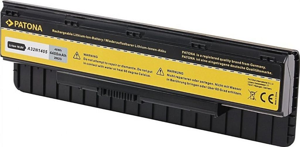 PATONA-Batterien für NTB-ASUS G551/GL771 4400mAh Li-lon 10,8V A32N1405