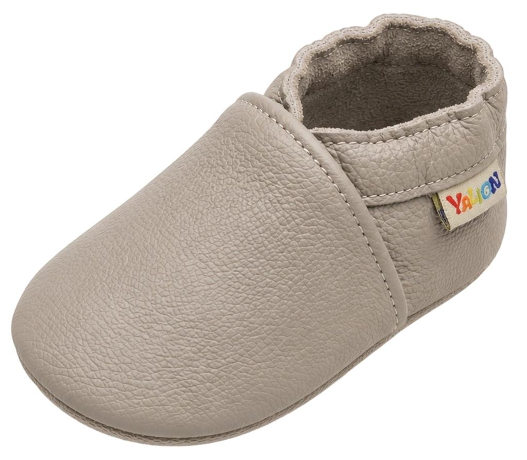 YALION Zachte leren loopschoenen voor jongens (12-18 Productafbeelding 