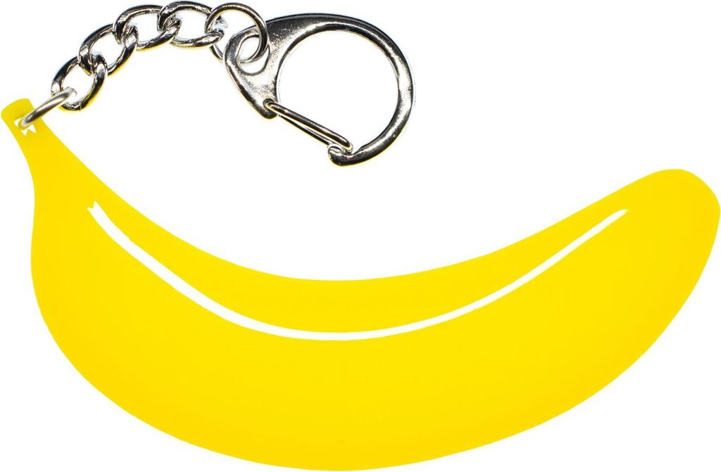 Banane Acrylglas Schlüsselanhänger Miniblings Schlüsselring Produktbild 