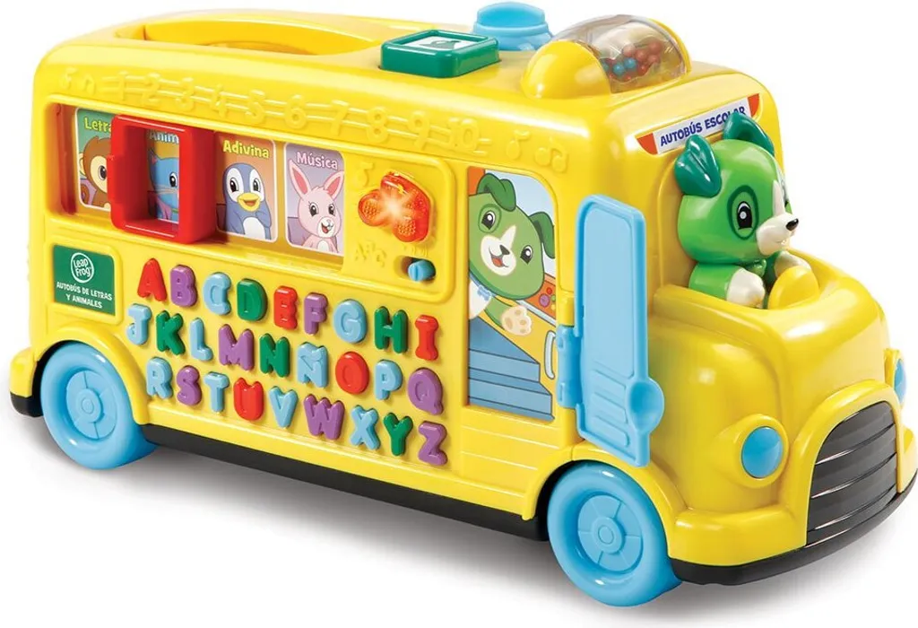 Bus Jaune LeapFrog Paroles de Chansons et Animaux - Jouet Éveil Bébé