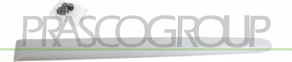 Moulure arrière gauche anti-choc en ABS noir pour Peugeot 206