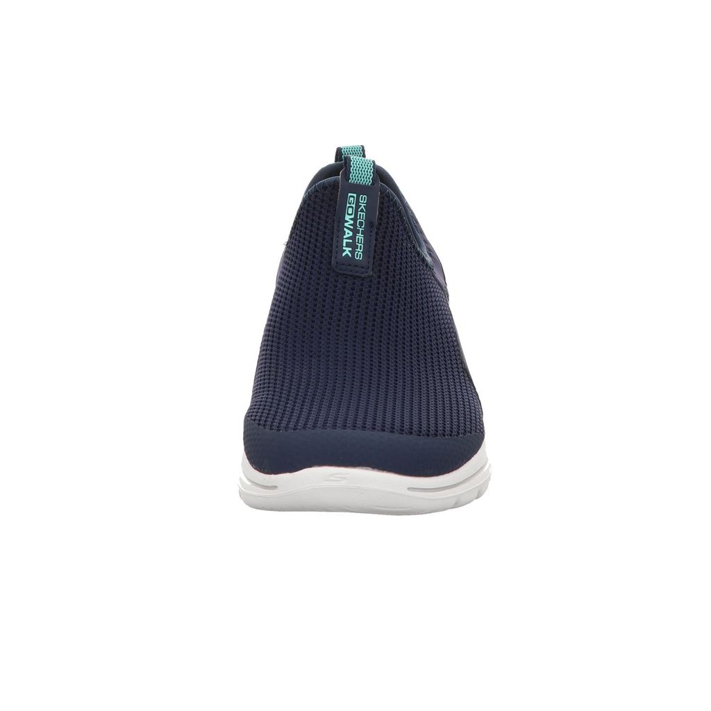 Skechers Damen Slipper Sportlich Gummisohle blau