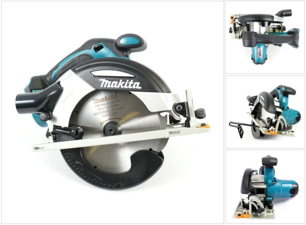 Makita DHS630Z, Černá, Modrá, Stříbrná, 16,5 cm, 3100 Obrázek produktu 