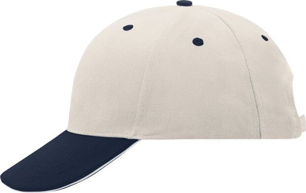 Sandwich Cap in zahlreichen Farbvarianten beige/navy/beige, Gr. one size