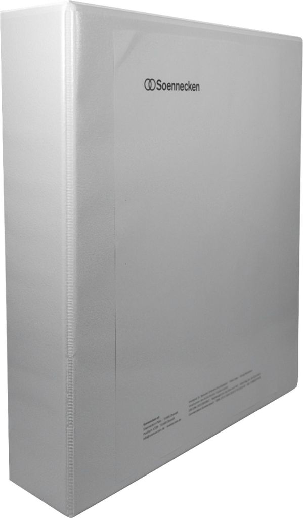 Präsentationsringbuch 4148 DIN A4 50mm weiß Packung mit 10 Stück