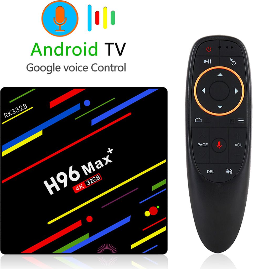 H96 Max+ Android TV Box EU-Stecker Produktbild 