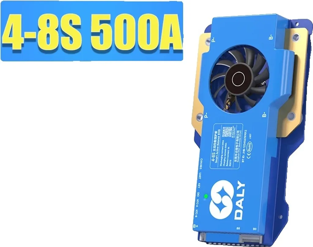 Daly BMS 4-8S 500A avec Communication CAN pour Gestion de Batterie Lithium