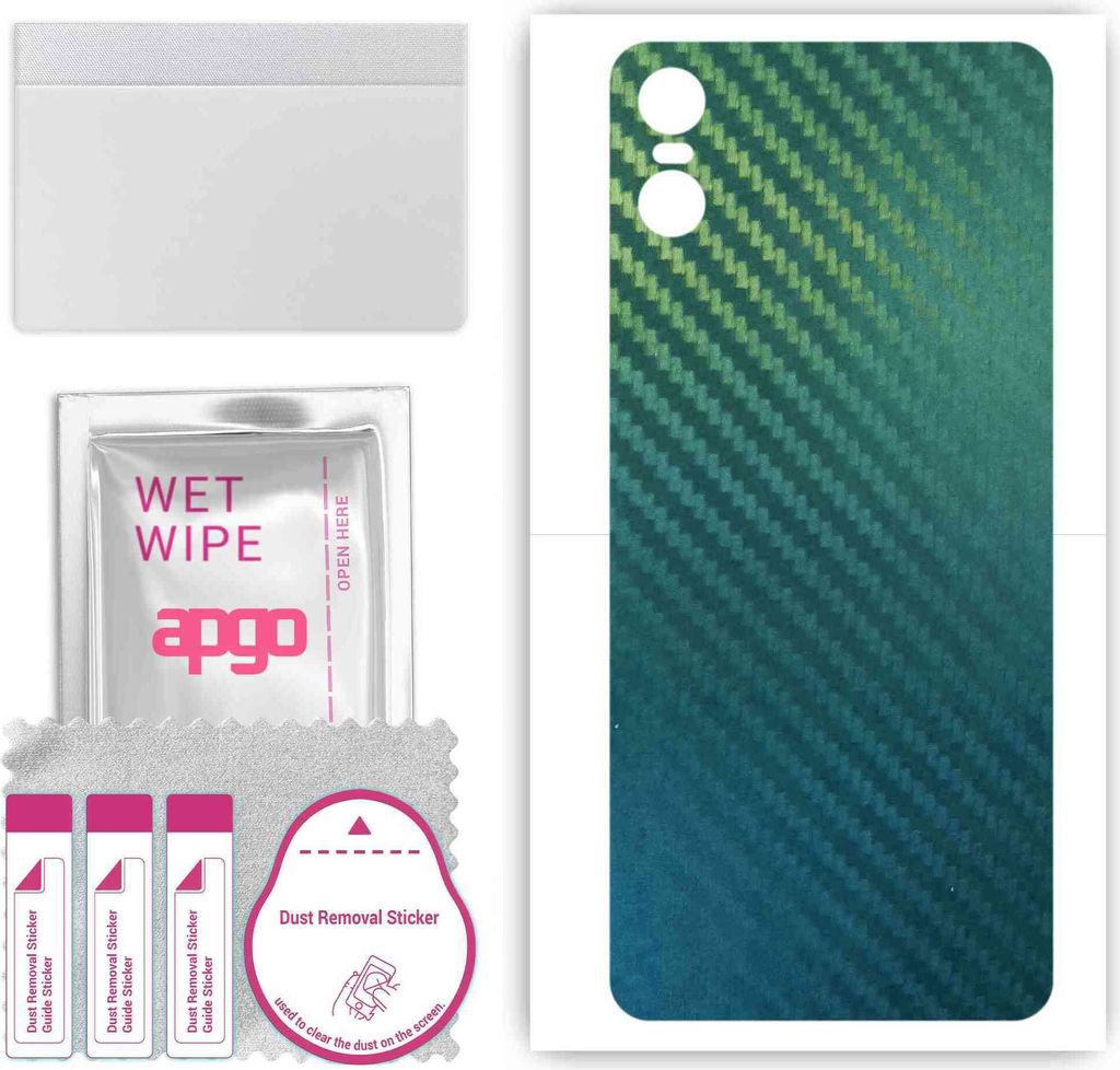 apgo Rückseite Schutzfolie, Skin, kompatibel mit Motorola Produktbild 
