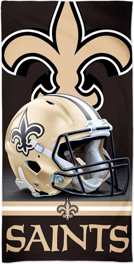 NFL Handtuch New Orleans Saints Spectra Beach Towel Strandtuch 150x75cm