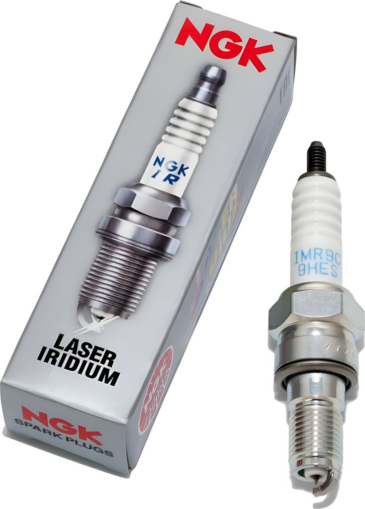 Zündkerze NGK IMR9C-9HES Iridium-Zündkerze entstört, 19,0mm Langgewinde Ø 10,0mm Hex 16,0mm, Elektrodenabstand 0,90mm, Wärmewert 9, 5766