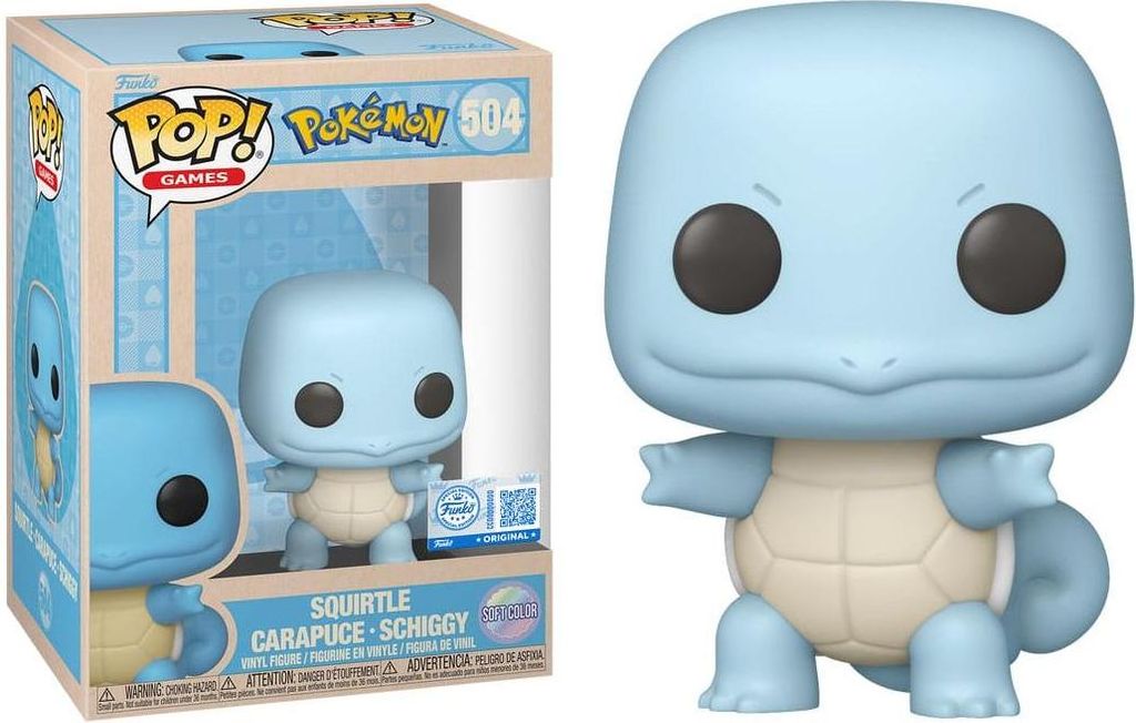 Funko Pop! Pokémon Squirtle Special Soft Color Edition 504 Obrázek produktu 