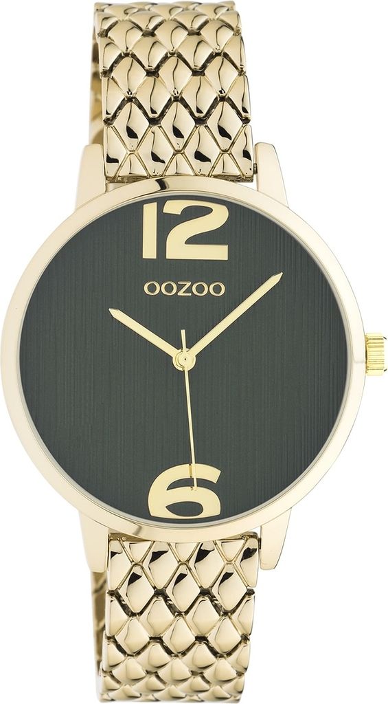 Oozoo Armbanduhr gold Metall Vintage Series Damen Analog-Quarzuhr UOC10878
