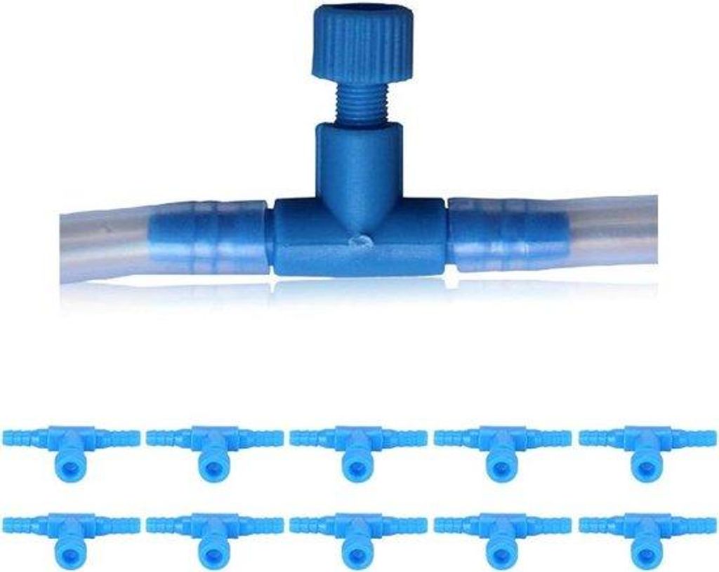 Aquarium Schlauchverbinder 10 Stück T-Stücke