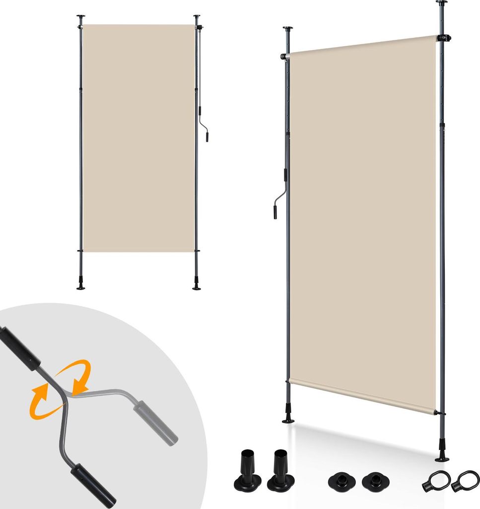 Izrielar Tenda da sole verticale Tenda da esterno 120 x 270 Immagine del prodotto 