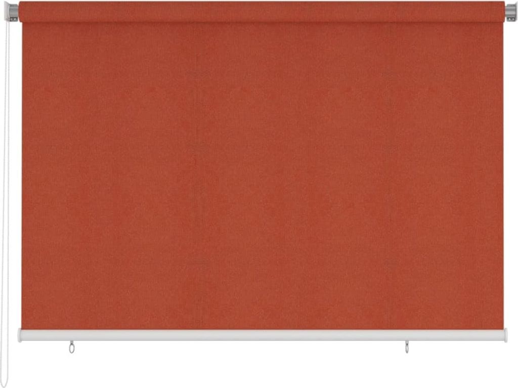 Außenrollo 220 x 140 cm Terrakotta HDPE