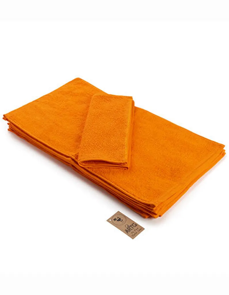 Asciugamano Ospite 30x50 cm A&R 005.50 Arancione | Cotone Certificato