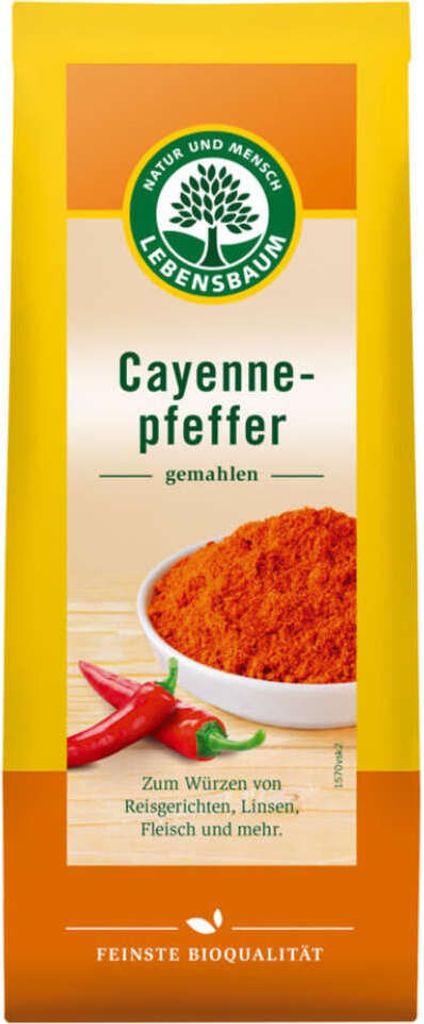 Lebensbaum  Cayennepfeffer, gemahlen 50g Produktbild 