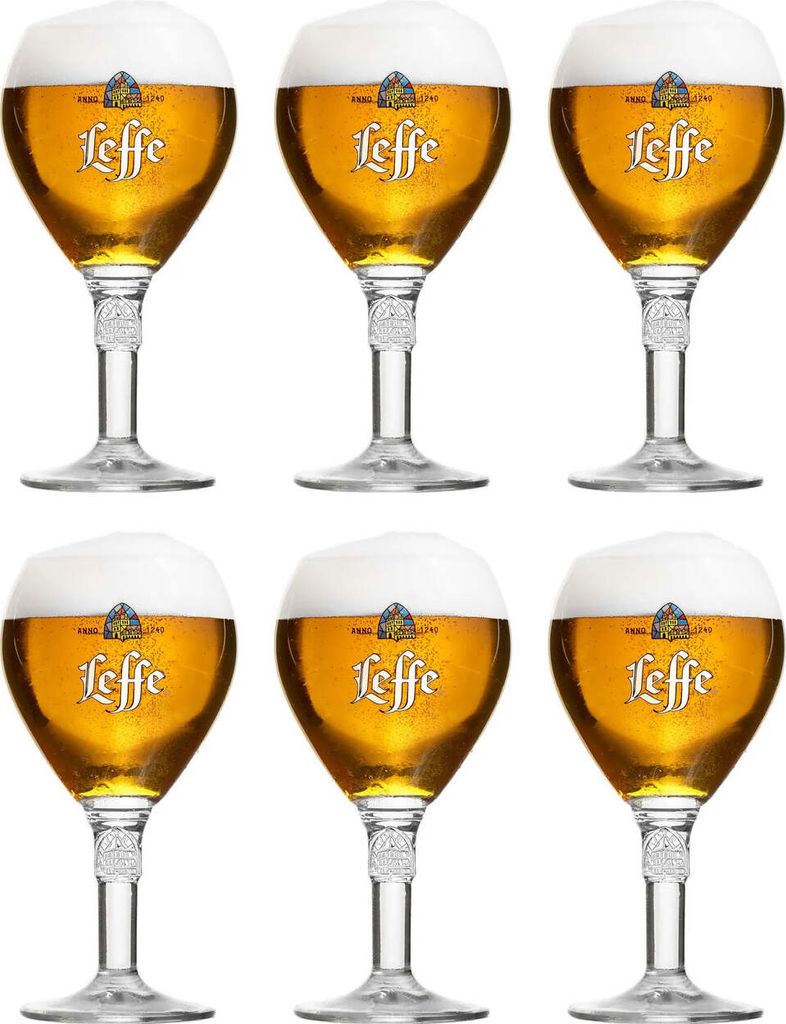 Leffe Biergläser 330 ml - 6 Stück
