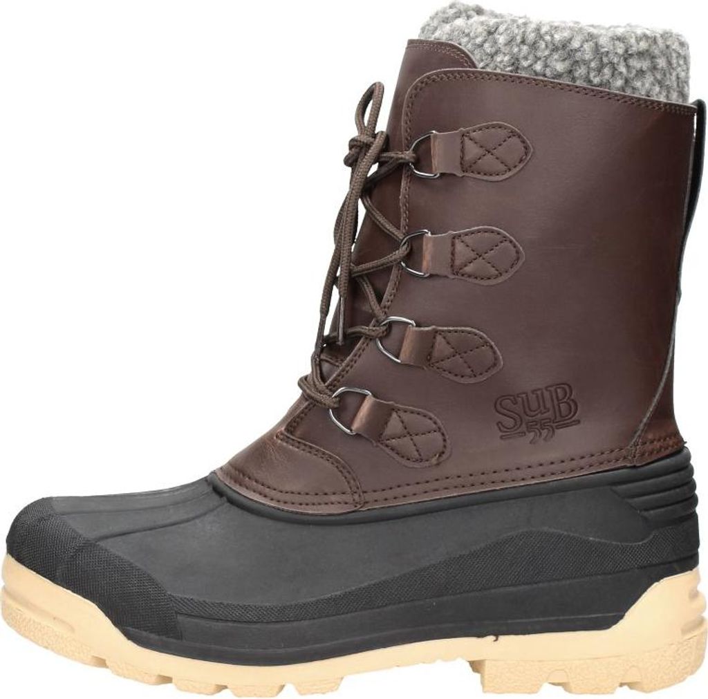 SUB55 Snowboots Snowboots - Donkerbruin - Maat 45
