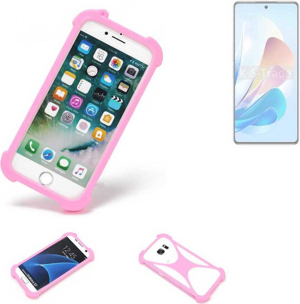 K-S-Trade Handy Hülle kompatibel mit Tecno Camon 30 Premier 5G Schutz Hülle Bumper Silikon Schutz Hülle Cover Case Silikoncase Silikonbumper TPU