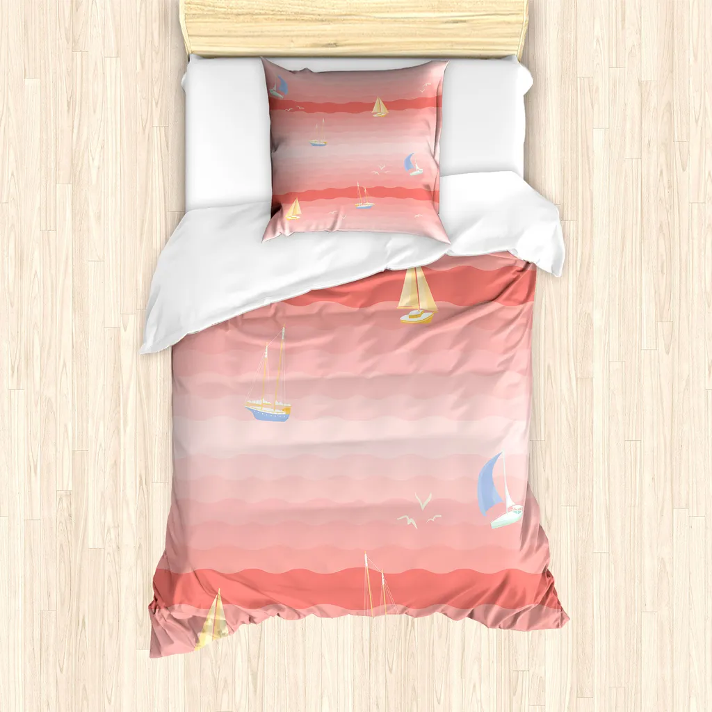 Set Letto Bambini Rosa ABAKUHAUS Antiacaro 135x200 Sicuro