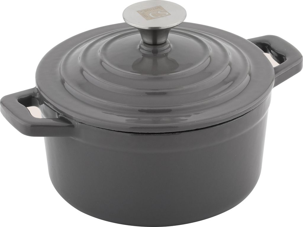 XANTEN: Pan, diameter: 14 cm, gietijzer, grijs Productafbeelding 