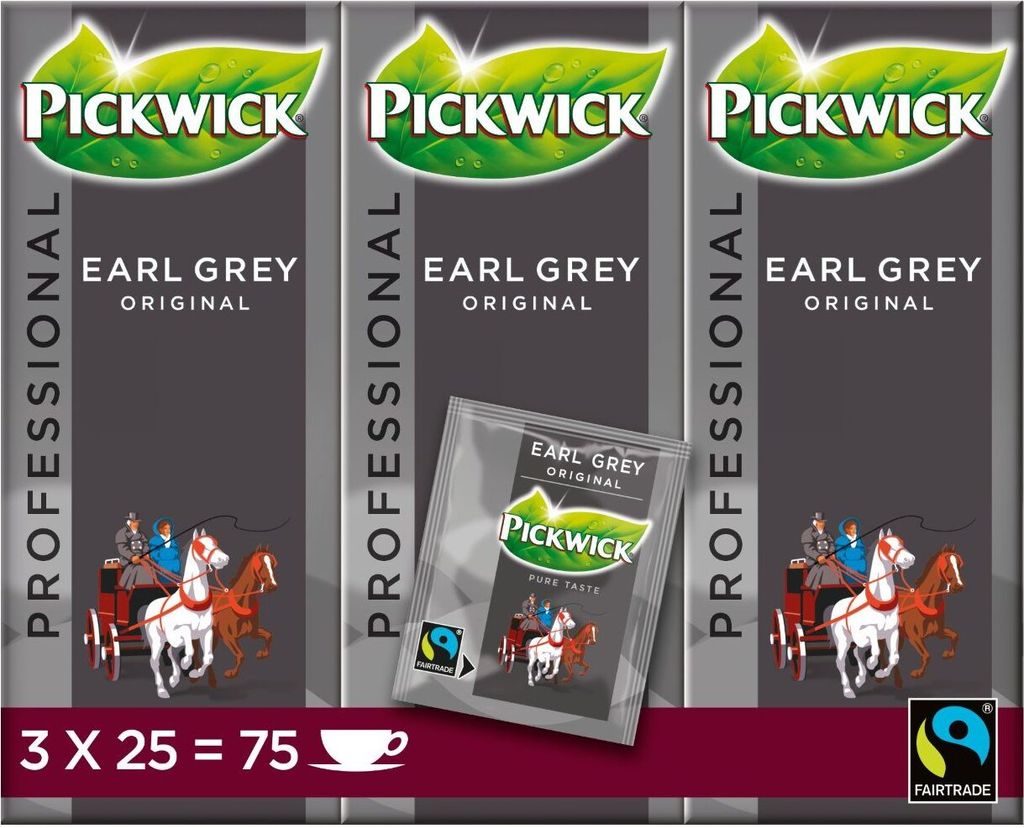 Pickwick Professioneller Earl Grey Fairtrade 150 Gramm