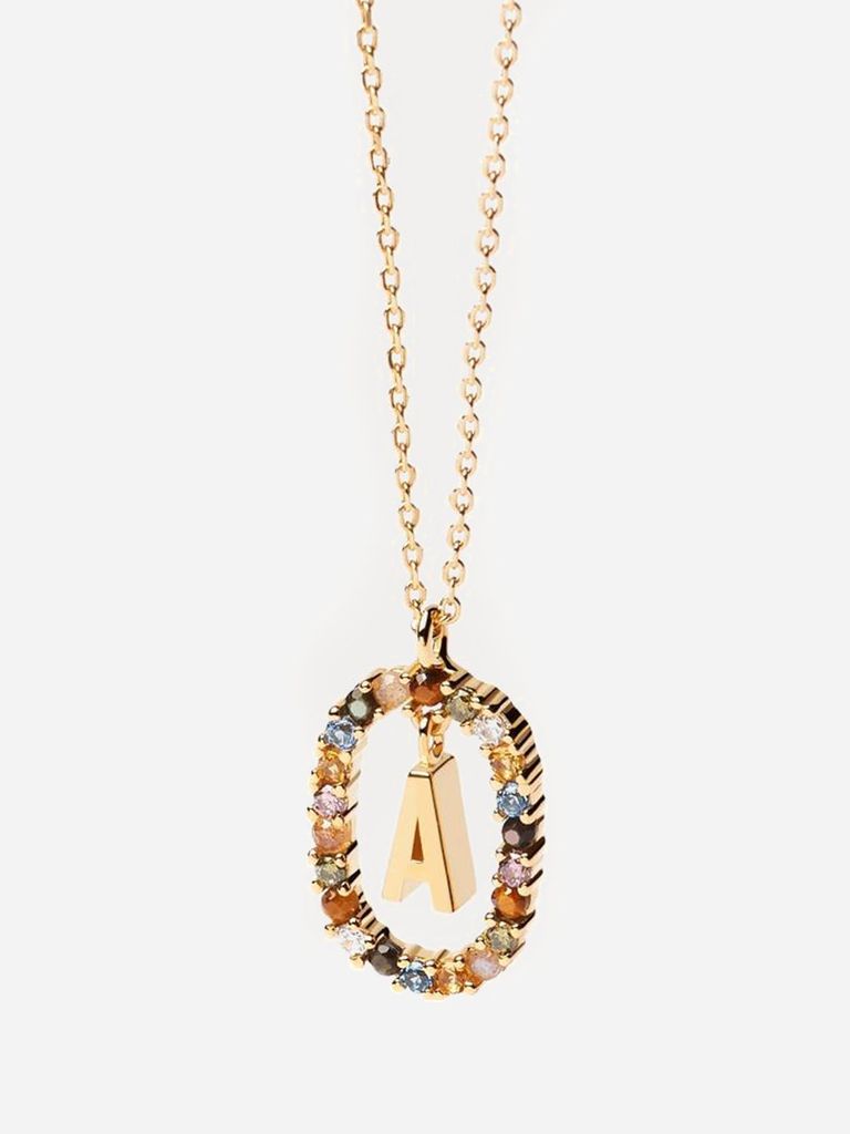 PDPAOLA Halskette LETTERS 18K gold plated silver gold Produktbild 11