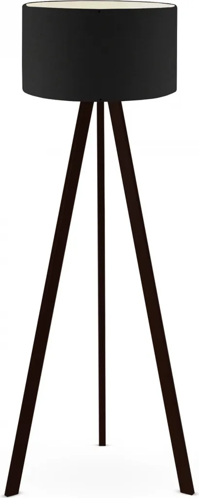 Lampe de Sol pour Coin Lecture Noir Opviq 140 cm Éclairage Ambiance