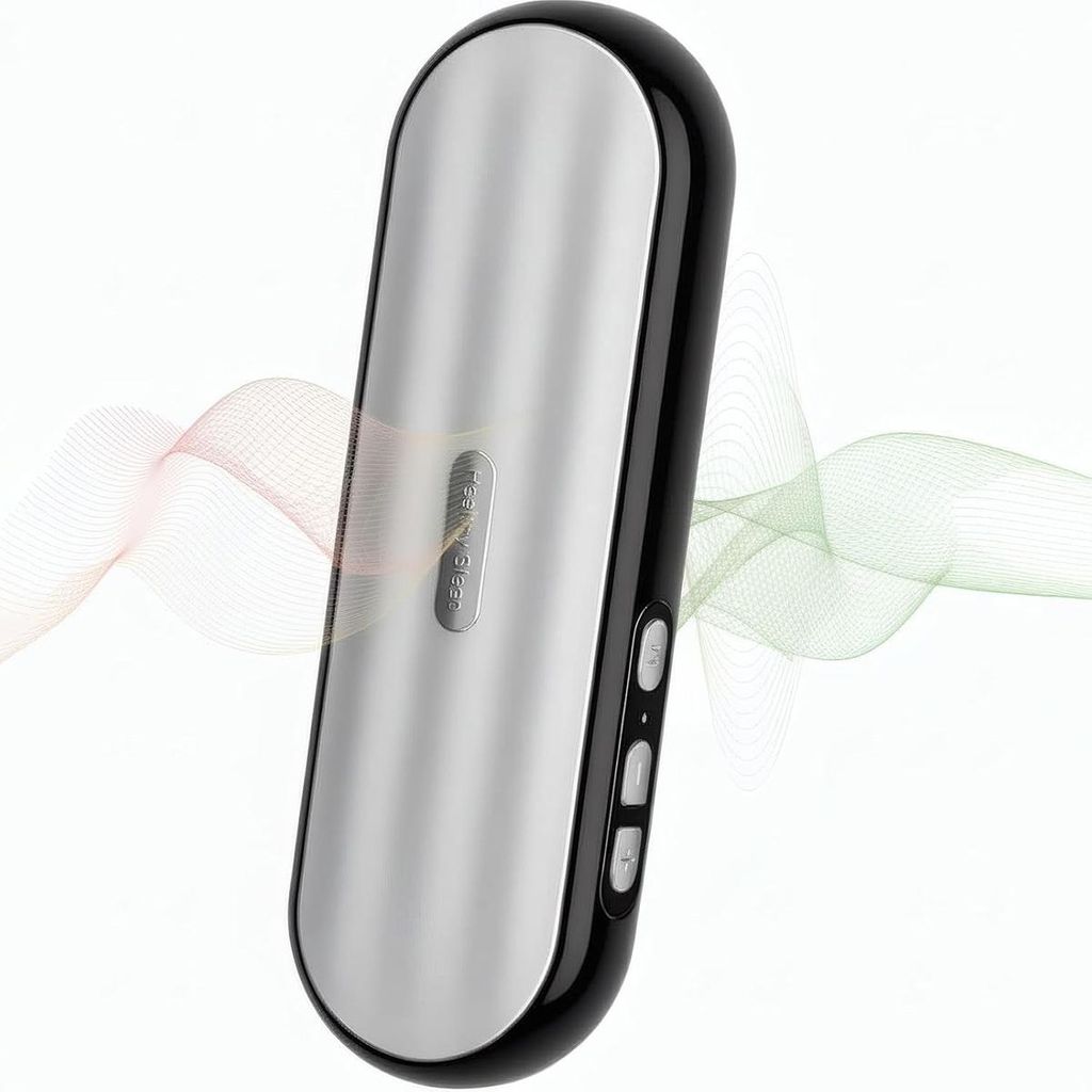 Bluetooth Pillow Speaker mit Bone Conduction, Schlafhilfe Lautsprecher für Kinder & Erwachsene, Kabellos, TF-Karten-Unterstützung, Weißes Rausch...