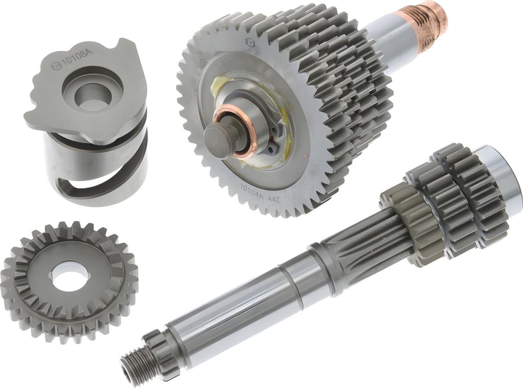 Set: Getriebe 4-Gang (lange Übersetzung) mit Schaltwalze - Simson SR80