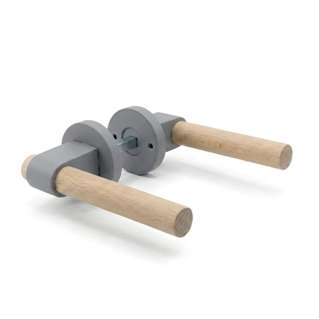 Türklinke Grau 1 Paar Modernes Design Türbeschlag Türgriff Produktbild 