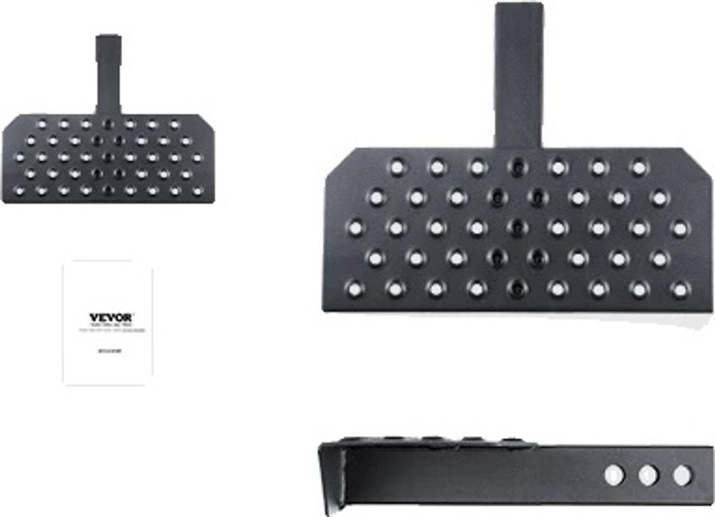 VEVOR Anhängerstufe, 350 lbs Tragfähigkeit, langlebige Stahlkonstruktion, T-Typ