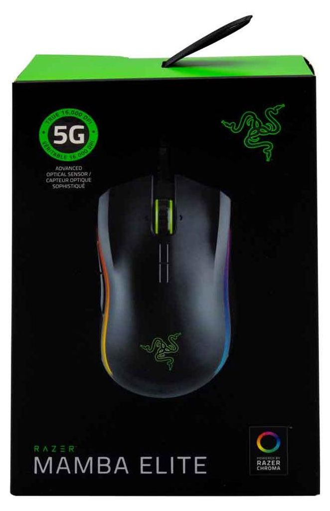 Mamba Elite Maus rechts USB Typ-A Optisch 16000 DPI Produktbild 