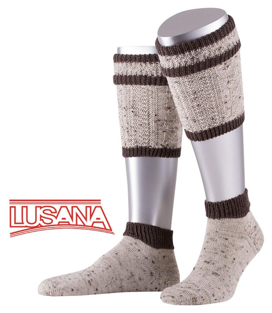 Lusana Trachten Loferl-Set in beige