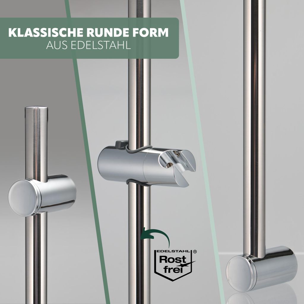 Ulytid Asta Doccia In Acciaio Inox 70cm, Saliscendi Doccia Con