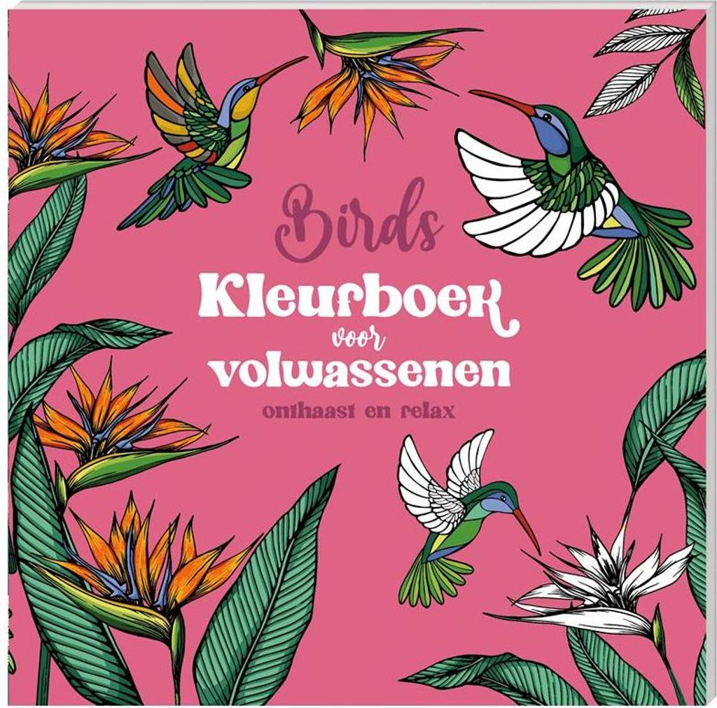 Imagebooks Malbuch für Erwachsene – Vögel