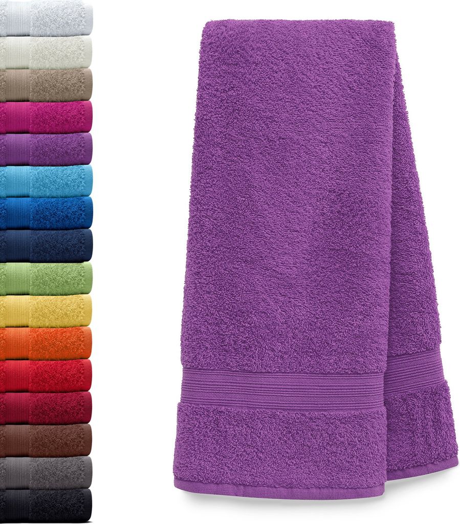 AR Line ARIZONA Handtuch-Serie – 500 g/m² Frottier in 9 Größen verfügbar, Größe: Saunatuch XXL 100x200 cm, Farbe: Orchidee