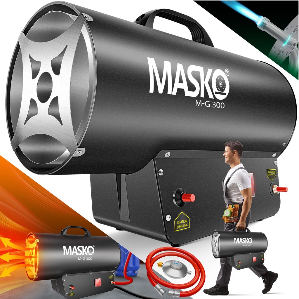 MASKO® Chauffage à gaz à soufflerie, chauffage au gaz, Image du produit 
