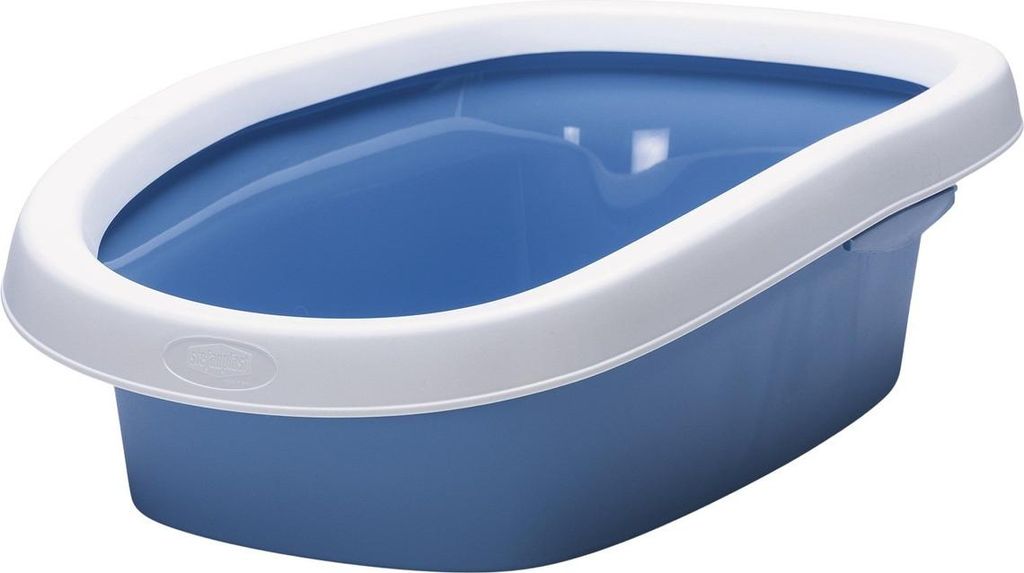 STEFANPLAST Sprint 20 toilettes pour chats avec rebord bleu Image du produit 