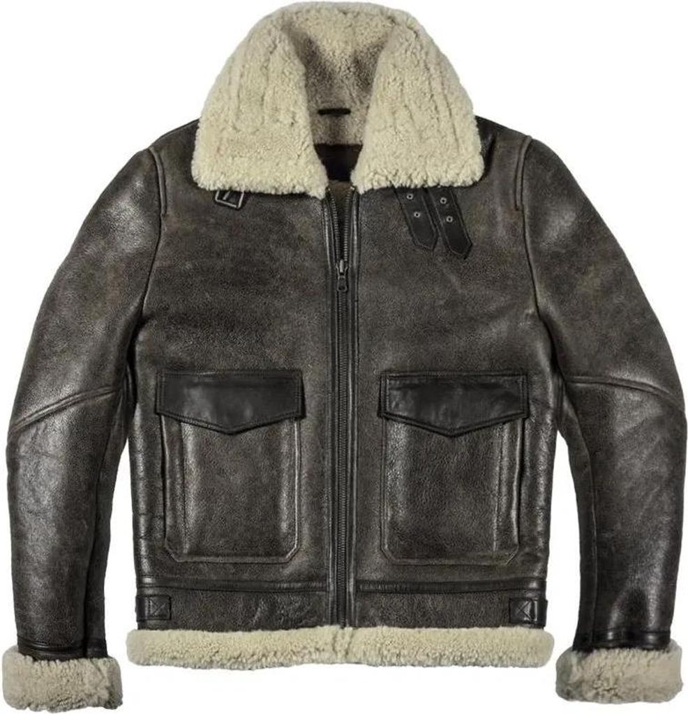 Helstons Bombardier Thunder Lederjacke Braun XL Herren Braun XL