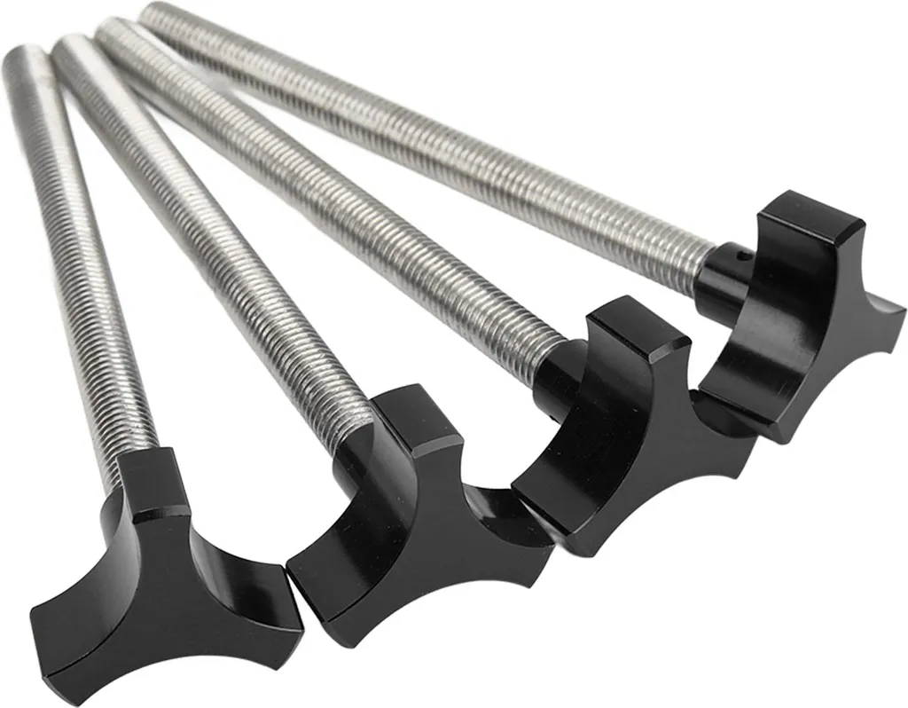 Fixation anti-vibration pour planche de traction : kit réglable noir - 5