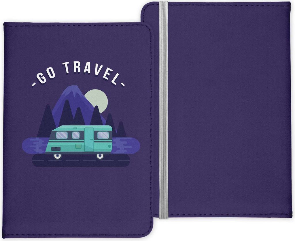 22Feels Reisepasshülle Organizer Reisen Gadgets Go Travel Camper Camping Urlaub Urlaub Kunst-Leder Etui Cover Frauen Männer Kinder