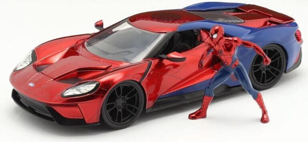 Marvel Spiderman 2017 Ford GT 1:24 Produktbild 1