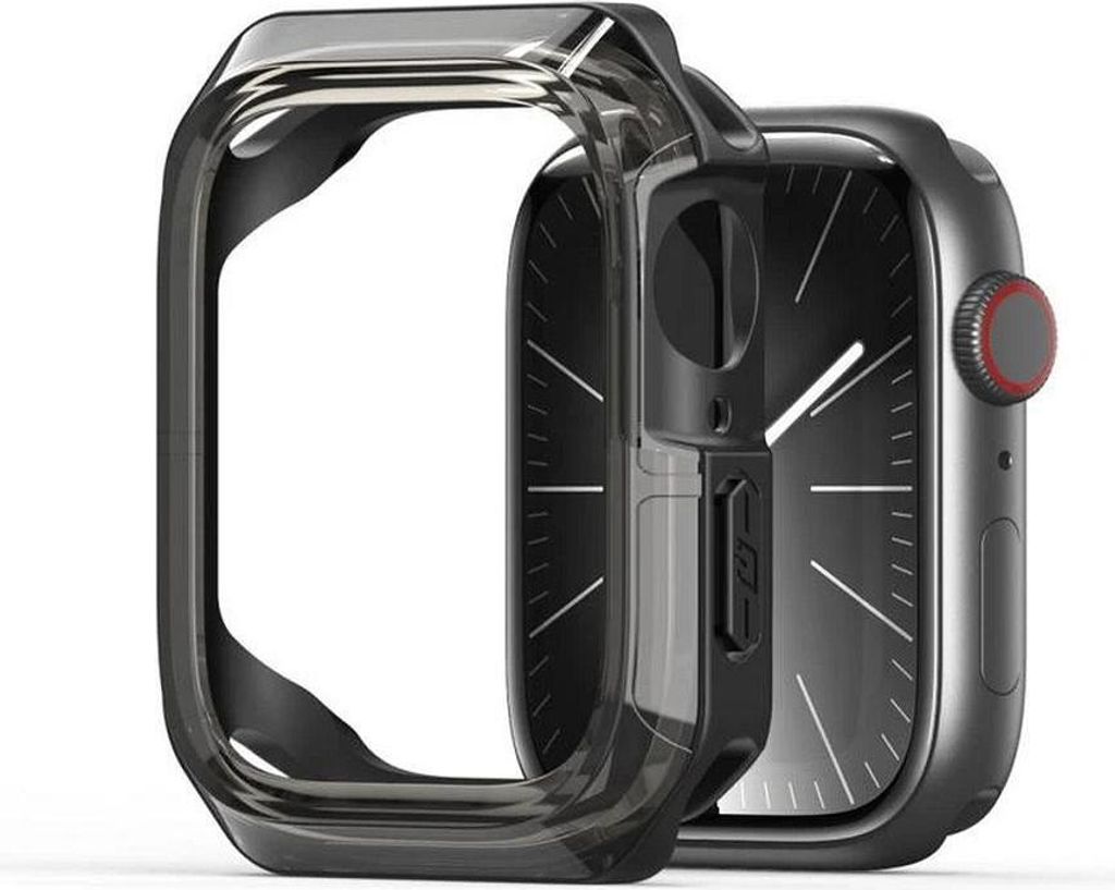 DUX DUCIS Gehäuse TAMO passend für Apple Watch Serie 10 42 mm transparent mit schwarz