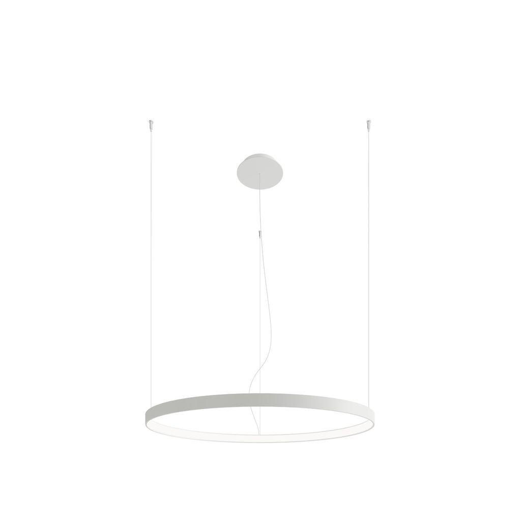 Sollux Lighting Modern Home Office Lampe Runde Form Kreative Beleuchtung Kreative Dekoration aus Stahl Kronleuchter de Kronleuchter RIO 78 White 40...