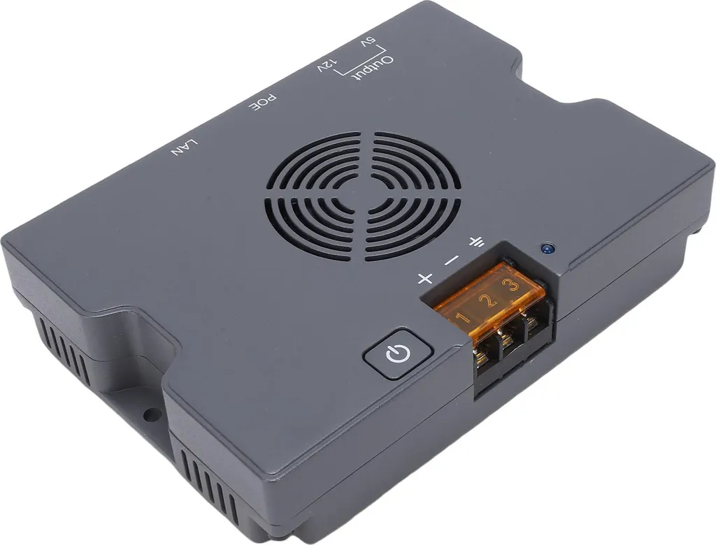 Injecteur PoE 6A 350W avec Hub USB Intégré et Connectique XT60 Noir