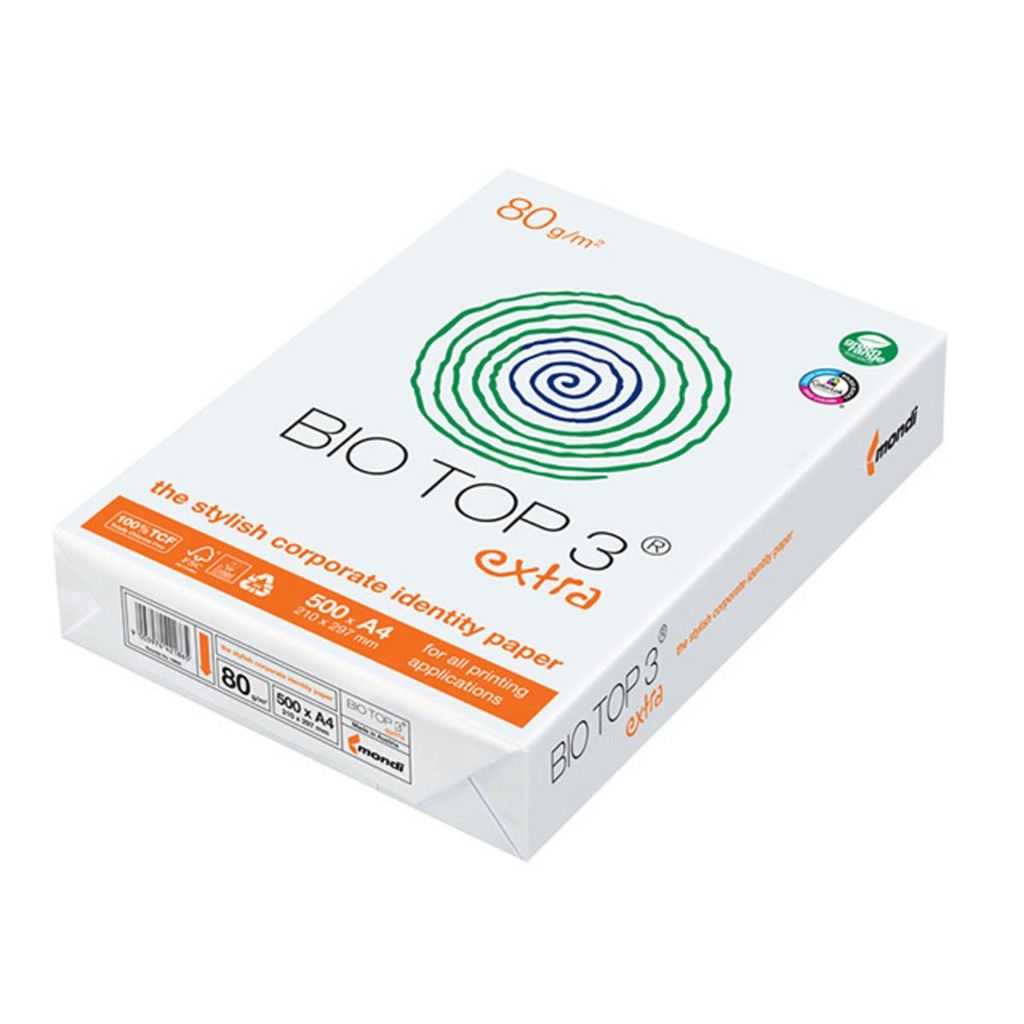 Mondi 2100005019TOP 3® extra - A4, 80 g/qm, naturweiß, Immagine del prodotto 